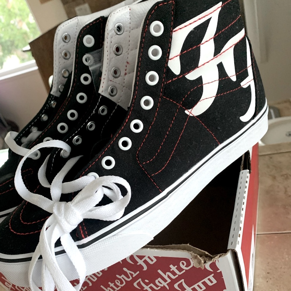 Foo Fighters Vans High Tops